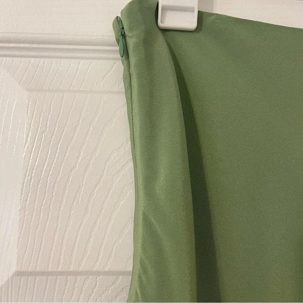 MM Lafleur Green Midi Skirt - Picture 6 of 8